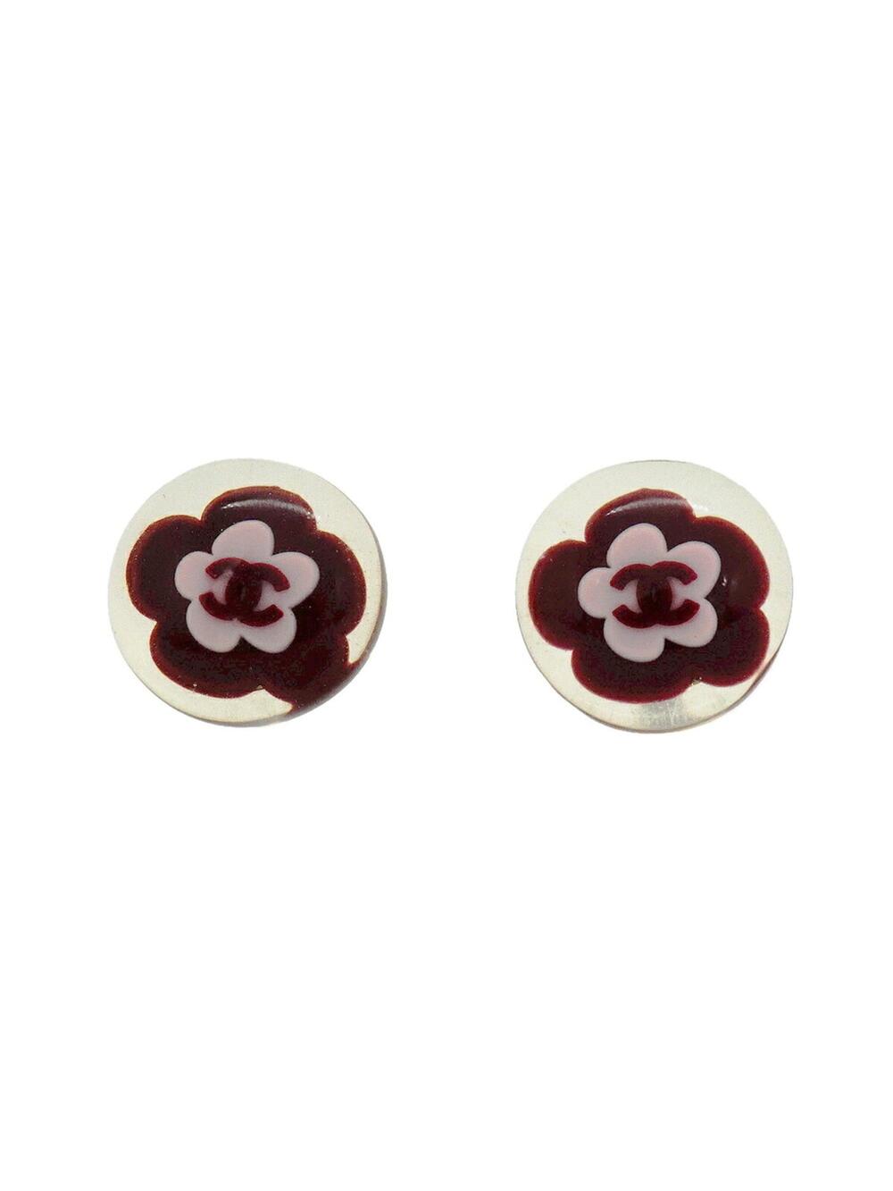 Chanel Cc Logo Earrings Silver-Tone #357888C67B